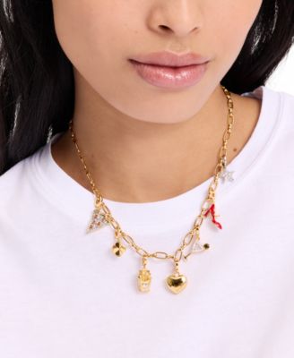 One In A Million Chain Charm Necklace, 16" + 3" extender