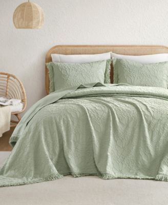 Willow Lightweight Breathable 3-Pc. Bedspread Set, King