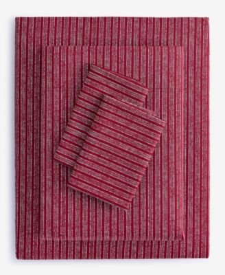 550 Thread Count Holiday Printed Cotton 4-Pc. Sheet Set, Full, Exclusively at Macy’s