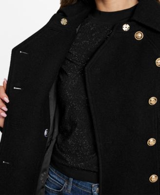 Women's Double-Breasted Skirted Coat