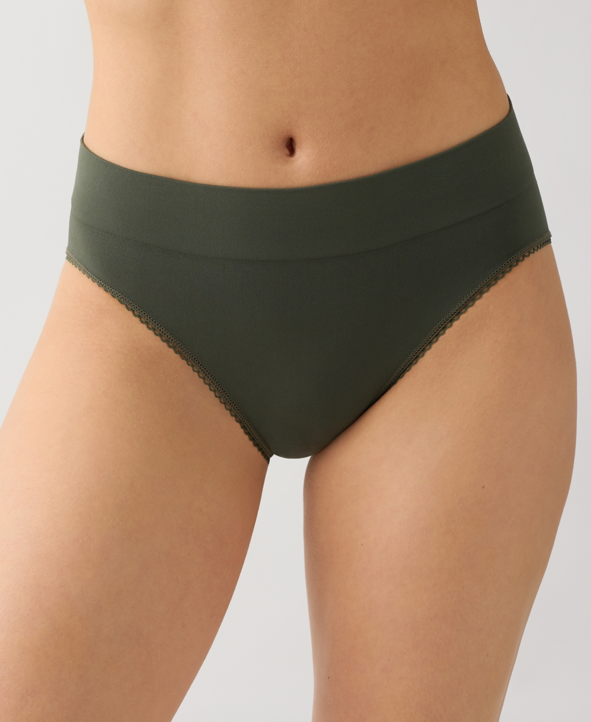 Wacoal Feeling Flexible Seamless Hi Cut Brief In Multi