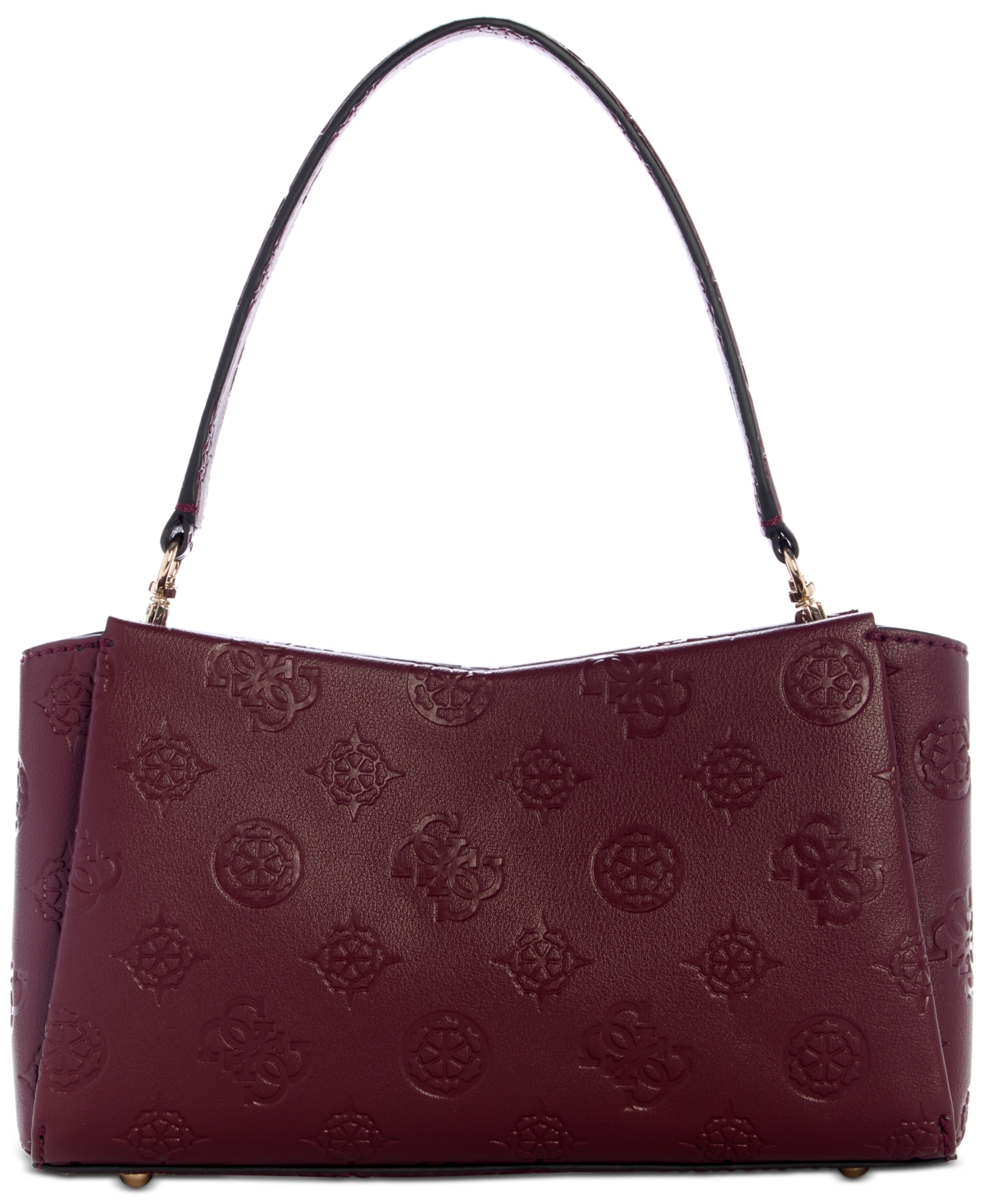 Guess Tisha Small Logo Crossbody Bag In Red