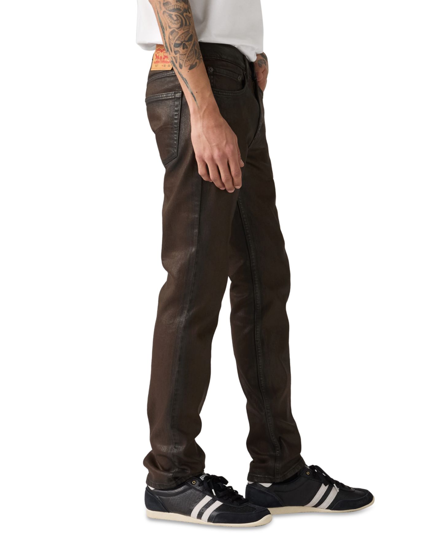 Мужские джинсы Levi's 511 Slim-Fit, цвет: Кофейный — фото 2