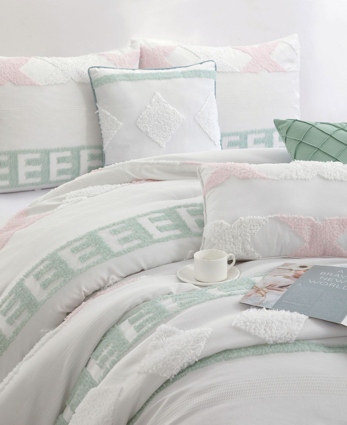 Stratford Park Genoa Geometric 7-pc. Comforter Set, Queen In Multi