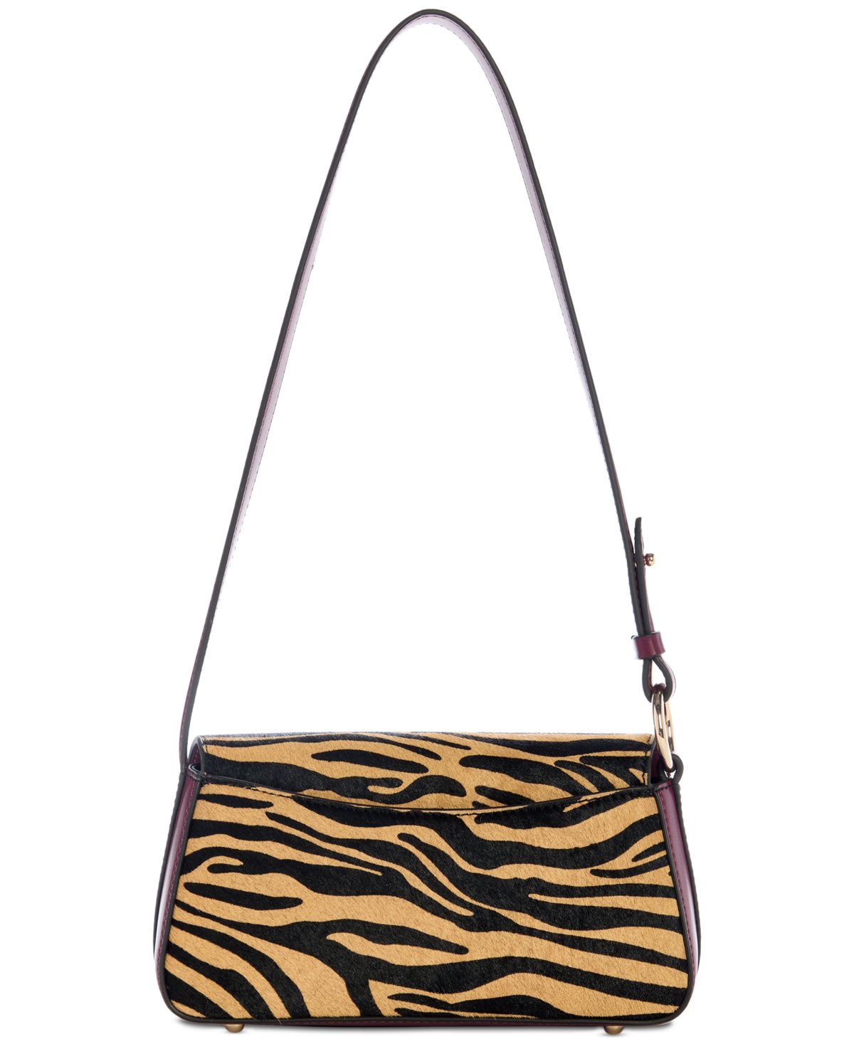 Guess Domitilla Small Flap Shoulder Bag In Black