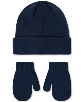 Boys and Girls 2T-5T Nan Futura Beanie Hat & Mittens Set