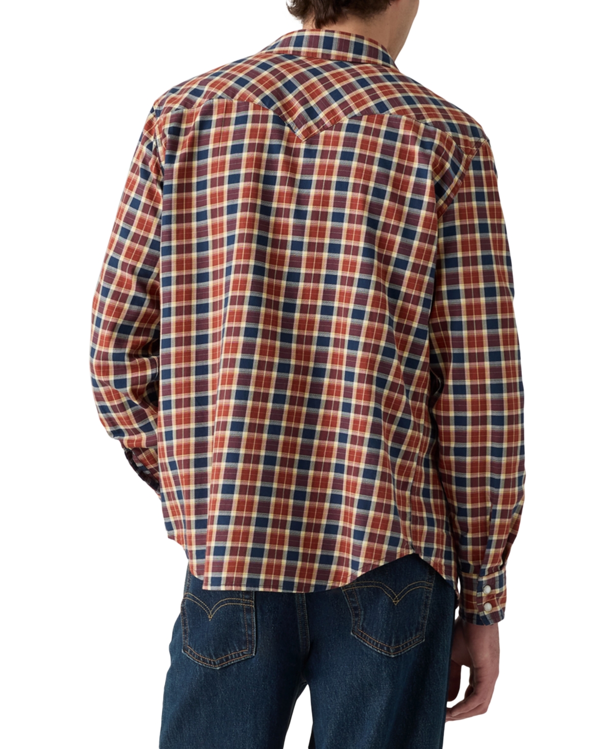 Levi's Classic Standard Fit Western Shirt Chambray In Multi