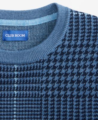 Men's Glen Plaid Sweater, Macy's Exclusive
