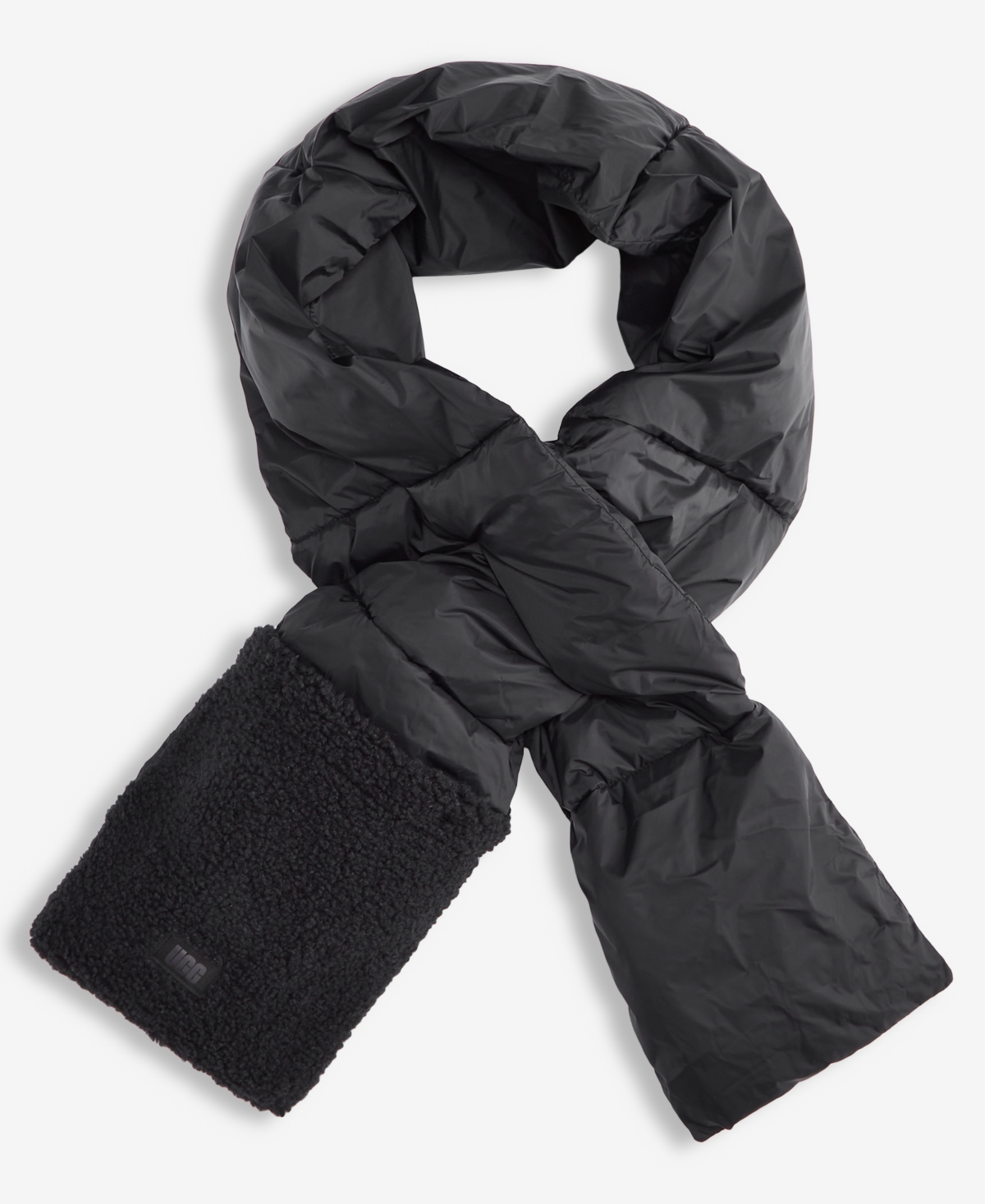 Ugg Fluff Packable Scarf In Blue