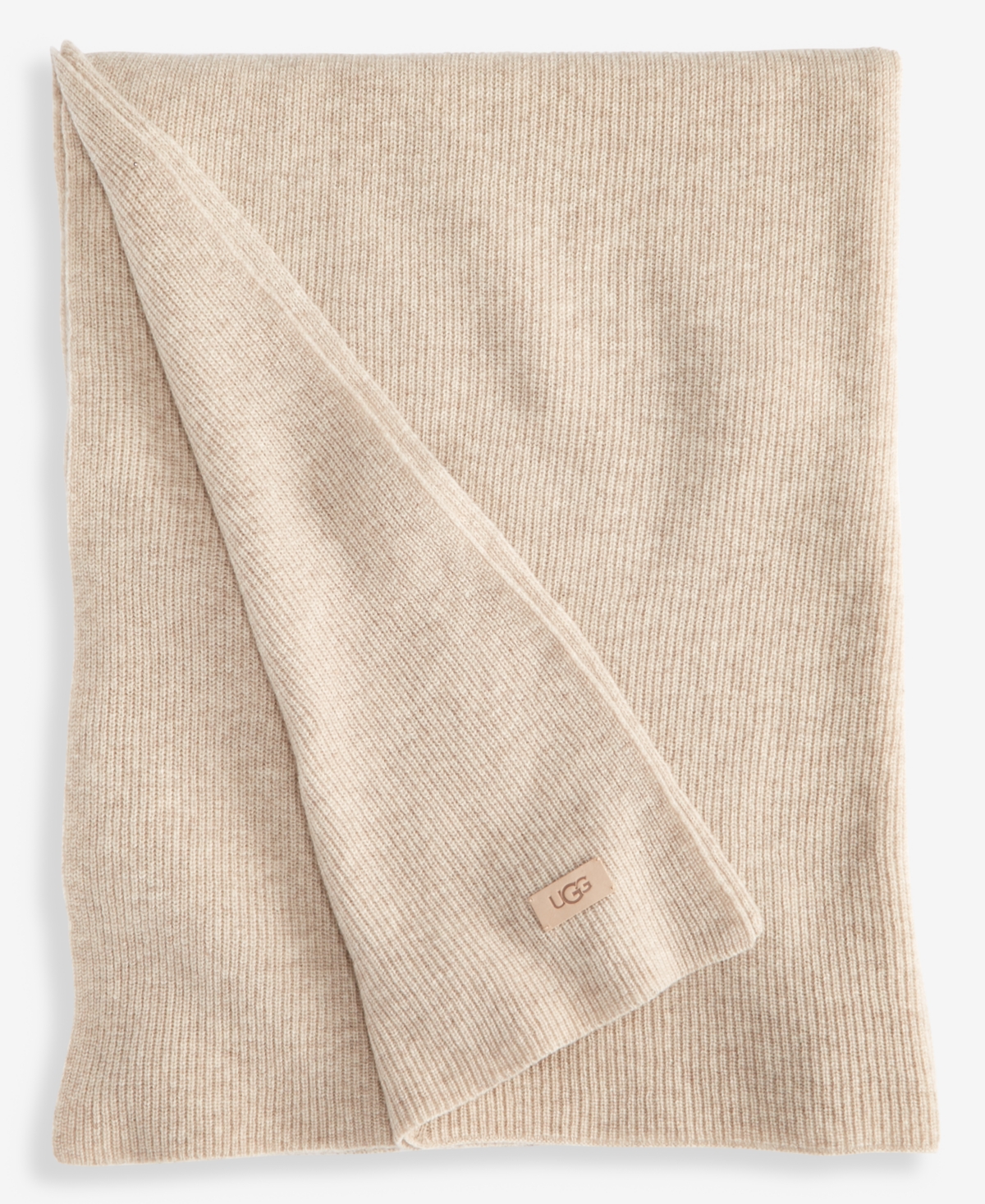 Ugg Luxe Wool & Cashmere Blanket Scarf In Neutral