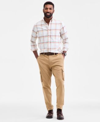 Men's Regular-Fit Flannel Shirt, Created for Macy's