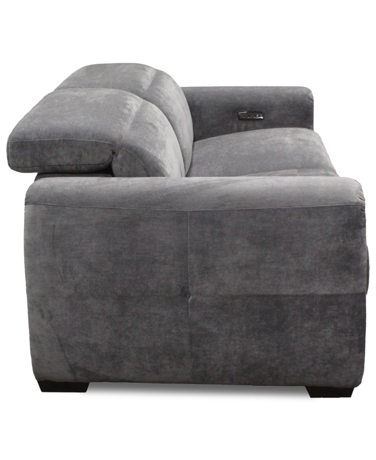 Macy's Brownell 2-pc.sofa Sectional With 2 Power Motion Chairs, Exclusively At  In Gray