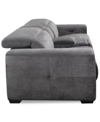 Brownell 3-Pc.Sofa Sectional with 2 Power Motion Chairs & 1 Console, Exclusively at Macy's