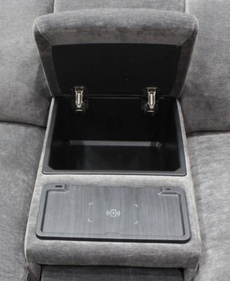 Brownell 6-Pc. L-Shape Sectional with 3 Power Motion Chairs & 1 Console, Exclusively at Macy's