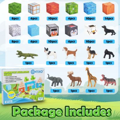 Magnetic Blocks Building Cubes Game, Sensory Toys 100-Pieces