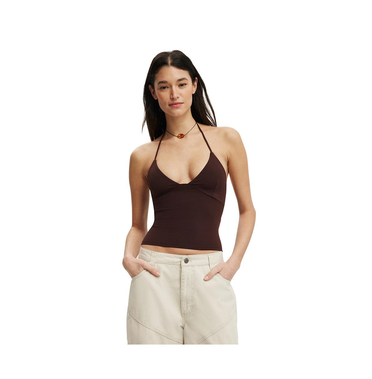 Women's Hold Me Halter - Black