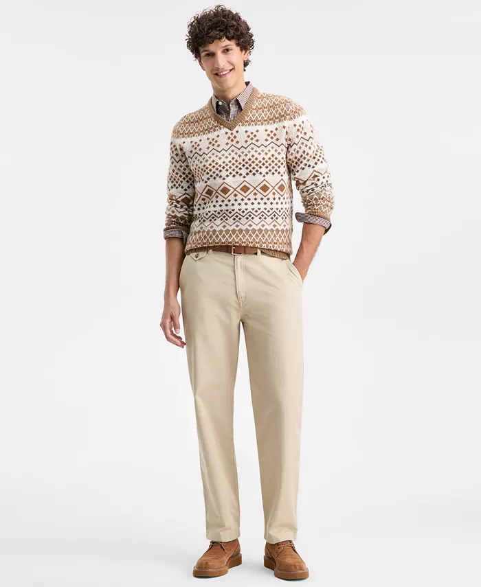 Men's Relaxed-Fit Herringbone Twill Pants - thumbnail 2