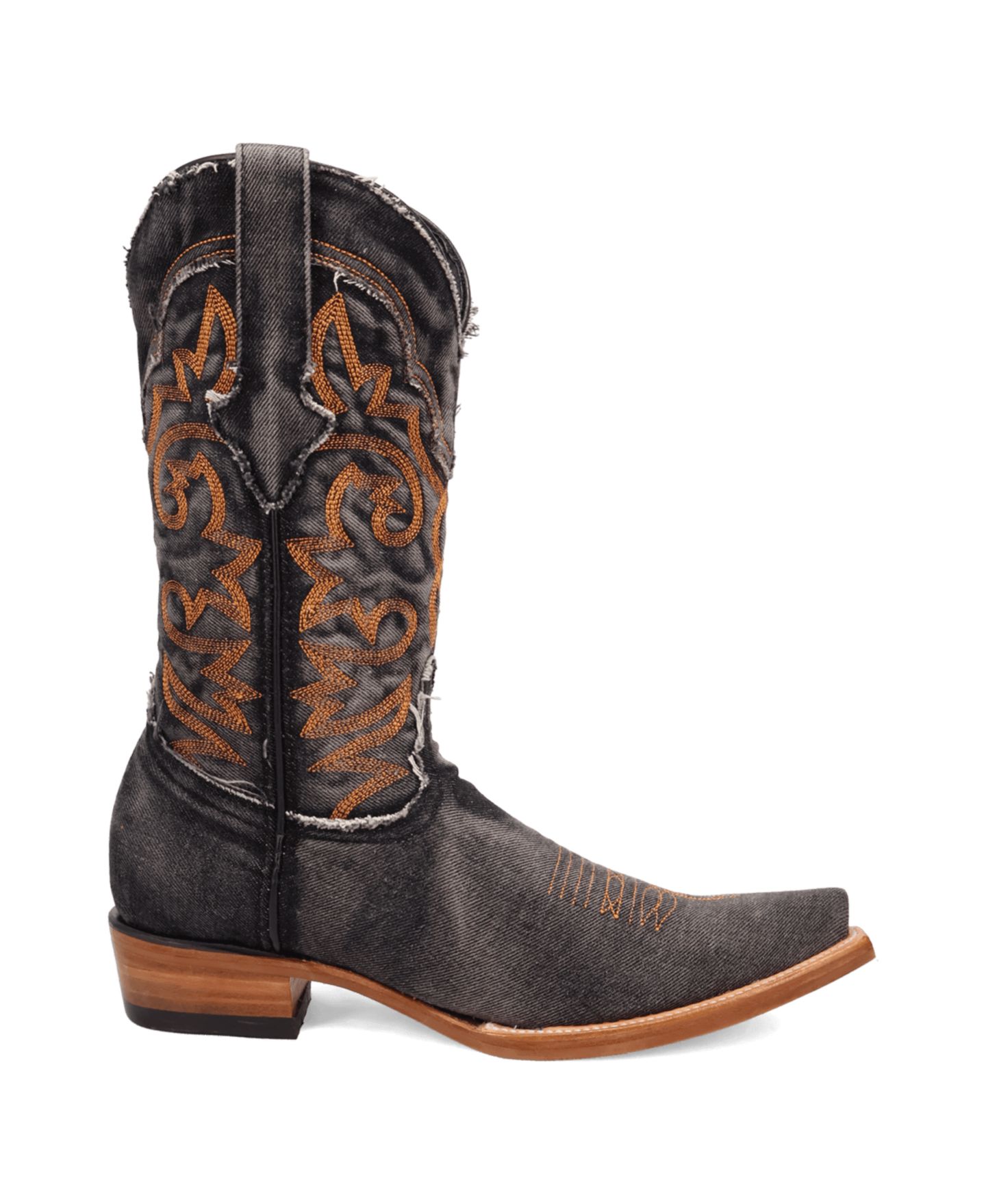 Мужские ботинки Dingo Big Easy Denim Boot, цвет: Чёрный — фото 2