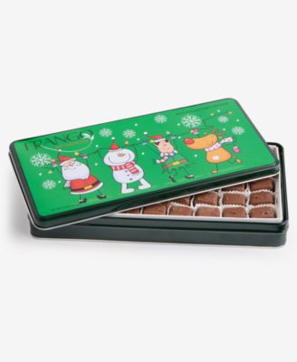 1 LB Holiday Collector's Tin Milk Mint Chocolates