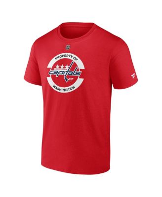 Men's Red Washington Capitals Authentic Pro Core Secondary T-Shirt