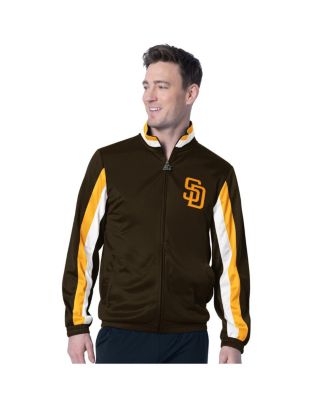 Starter - Men's Brown San Diego Padres Full-Zip Jacket
