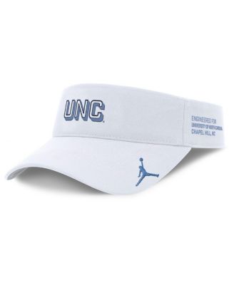 Jordan - Men's White North Carolina Tar Heels 2025 On-Field Gameday Performance Ace Adjustable Visor