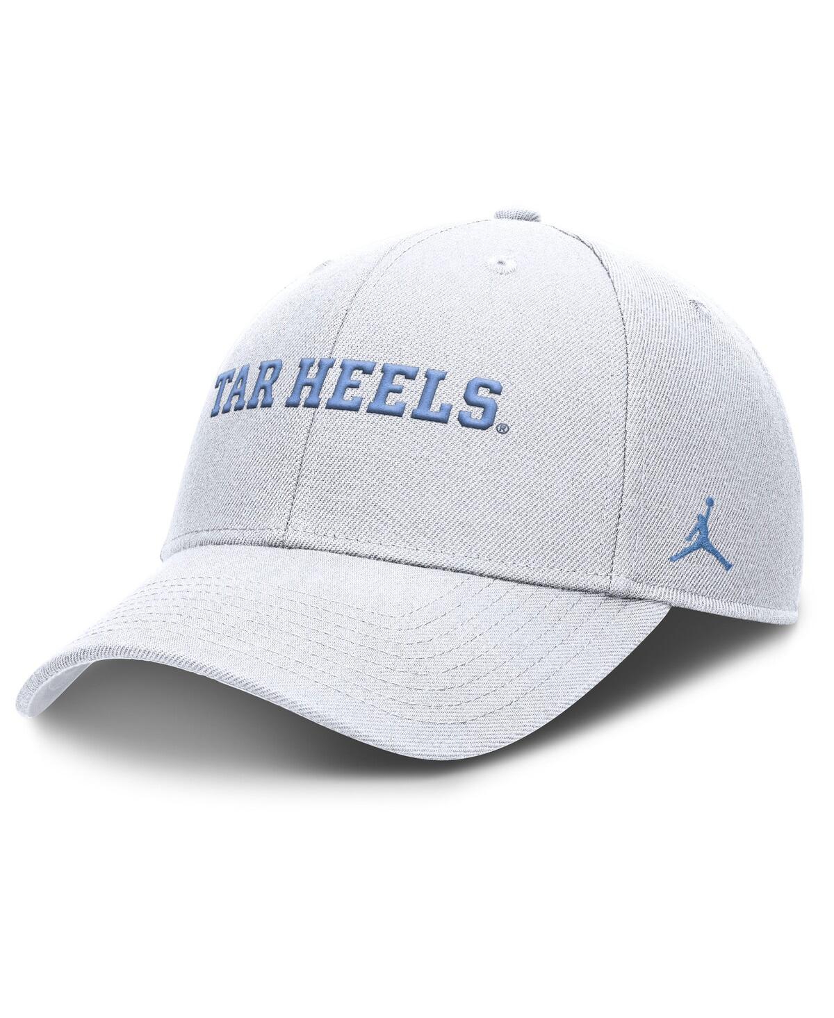 Men's White North Carolina Tar Heels 2025 On-Field Rise Performance Adjustable Hat - White