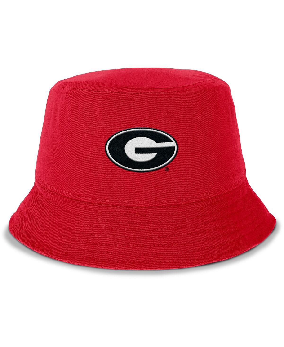 Nike Men's Red Georgia Bulldogs Apex Primetime Bucket Hat In Red