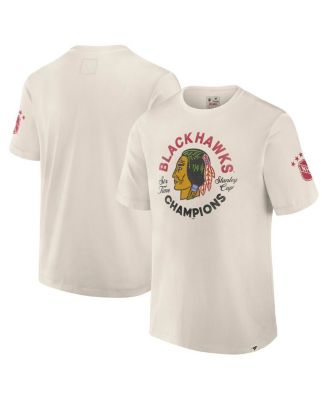 Fanatics - Men's White Chicago Blackhawks Decades Collection Timeless T-Shirt
