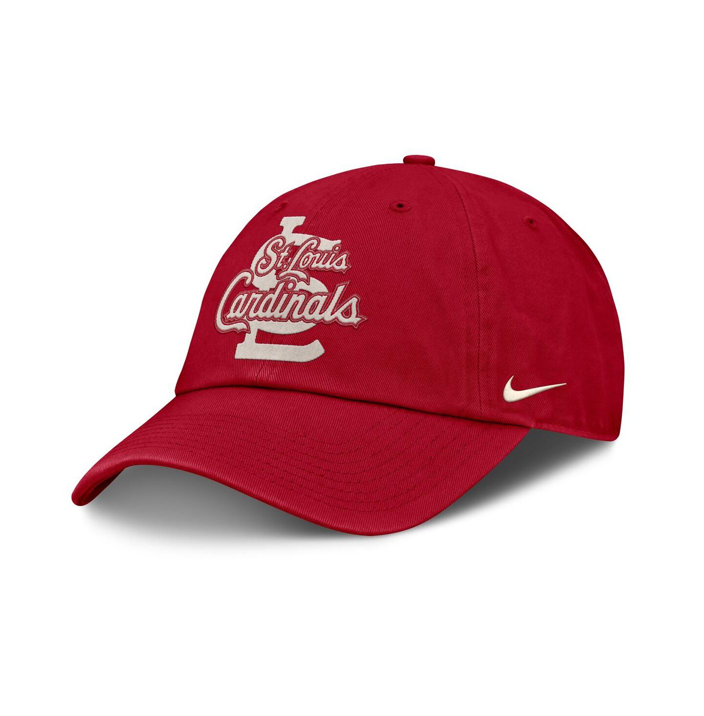 Мужская кепка Nike Red St. Louis Cardinals Statement Club Adjustable Hat — фото 1
