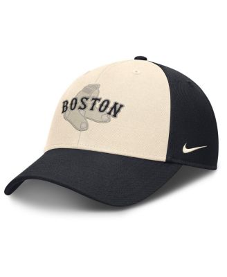Men's Navy/Natural Boston Red Sox Statement Club Performance Adjustable Hat