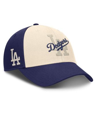 Nike - Men's Royal/Natural Los Angeles Dodgers Statement Club Performance Adjustable Hat