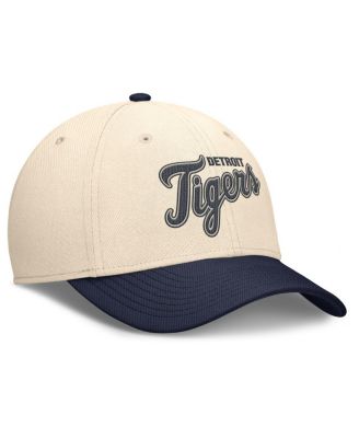 Men's Natural/Navy Detroit Tigers Statement Rise Performance Flex Hat