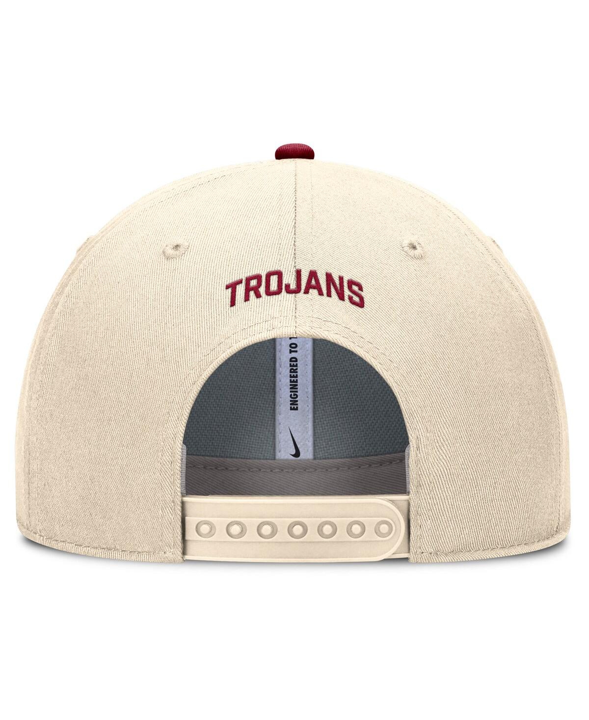 Nike Usc Primetime Rise  Men's Dri-fit College Trucker Adjustable Hat In Brown