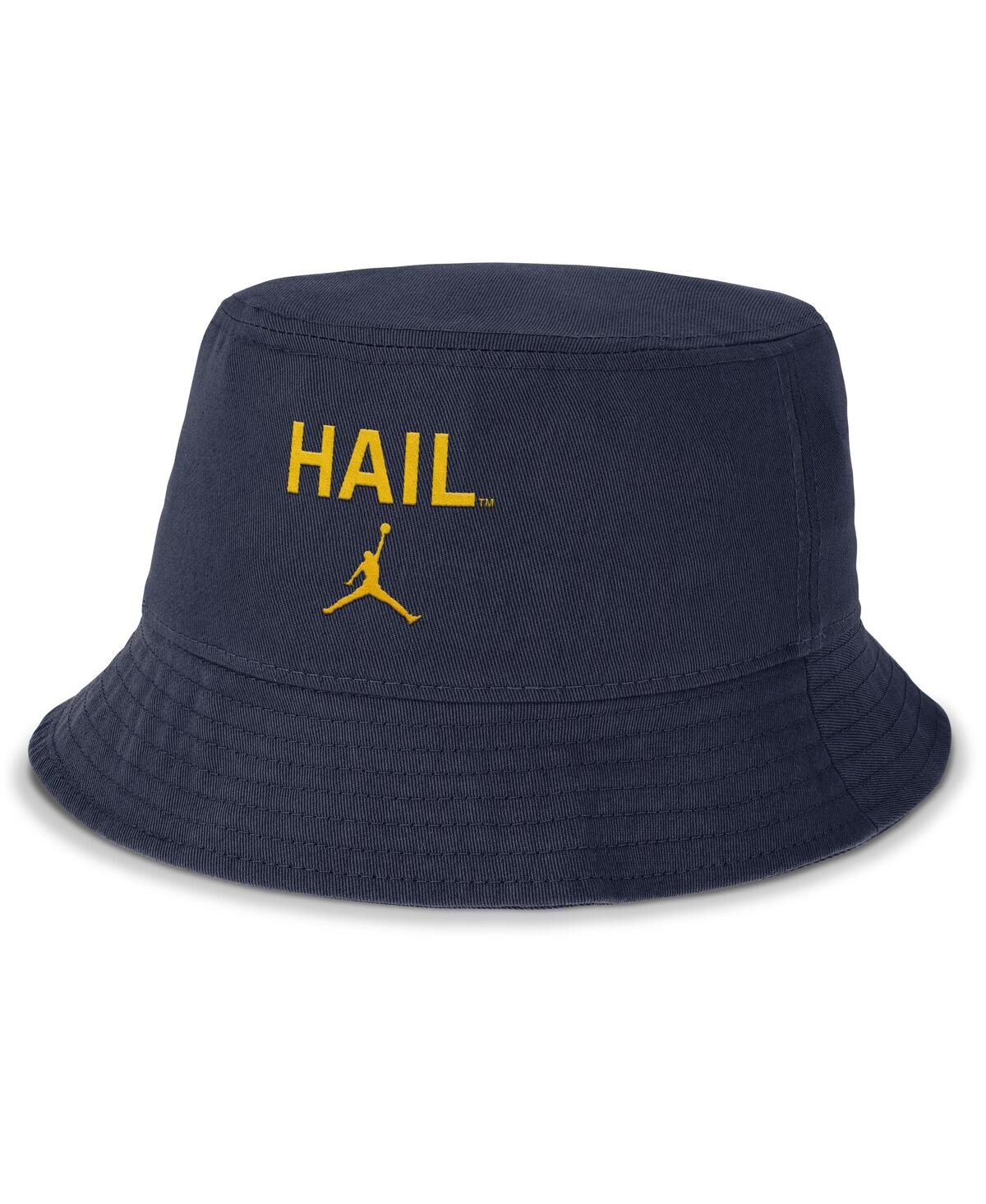 Jordan Men's Navy Michigan Wolverines Apex Primetime Bucket Hat In Blue