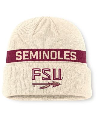 Nike - Men's Natural Florida State Seminoles Peak Primetime Utility Cuffed Knit Hat