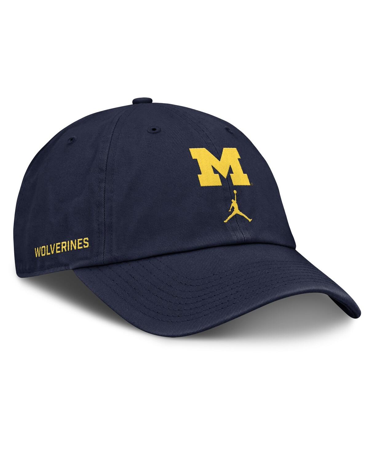 Men's Navy Michigan Wolverines Primetime Club Adjustable Hat - Navy