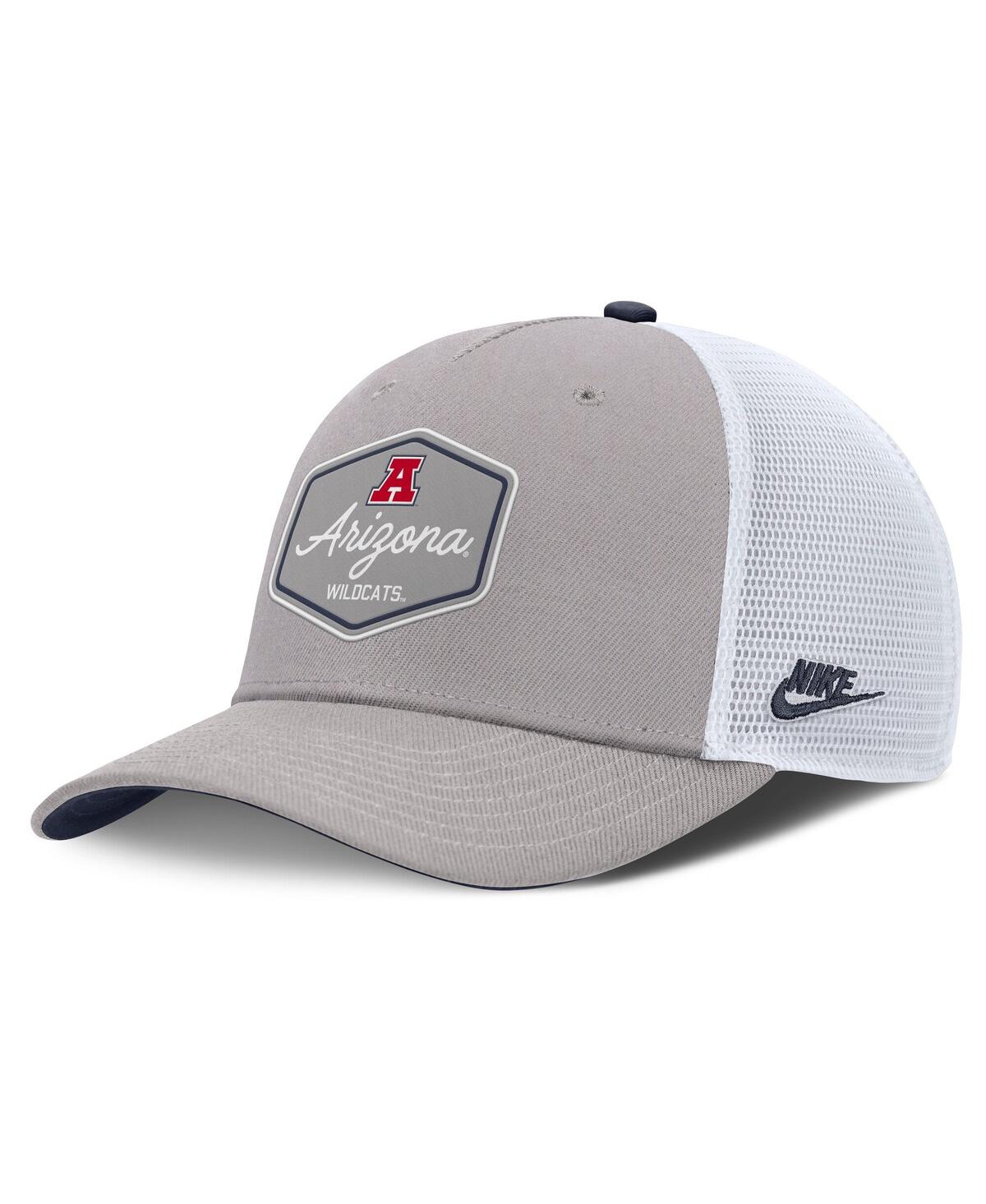 Nike Men's Gray Arizona Wildcats Rise Legacy Adjustable Trucker Hat In Gray