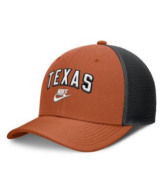 Nike - Men's Texas Orange/Black Texas Longhorns Legacy Arch Rise Performance Trucker Adjustable Hat