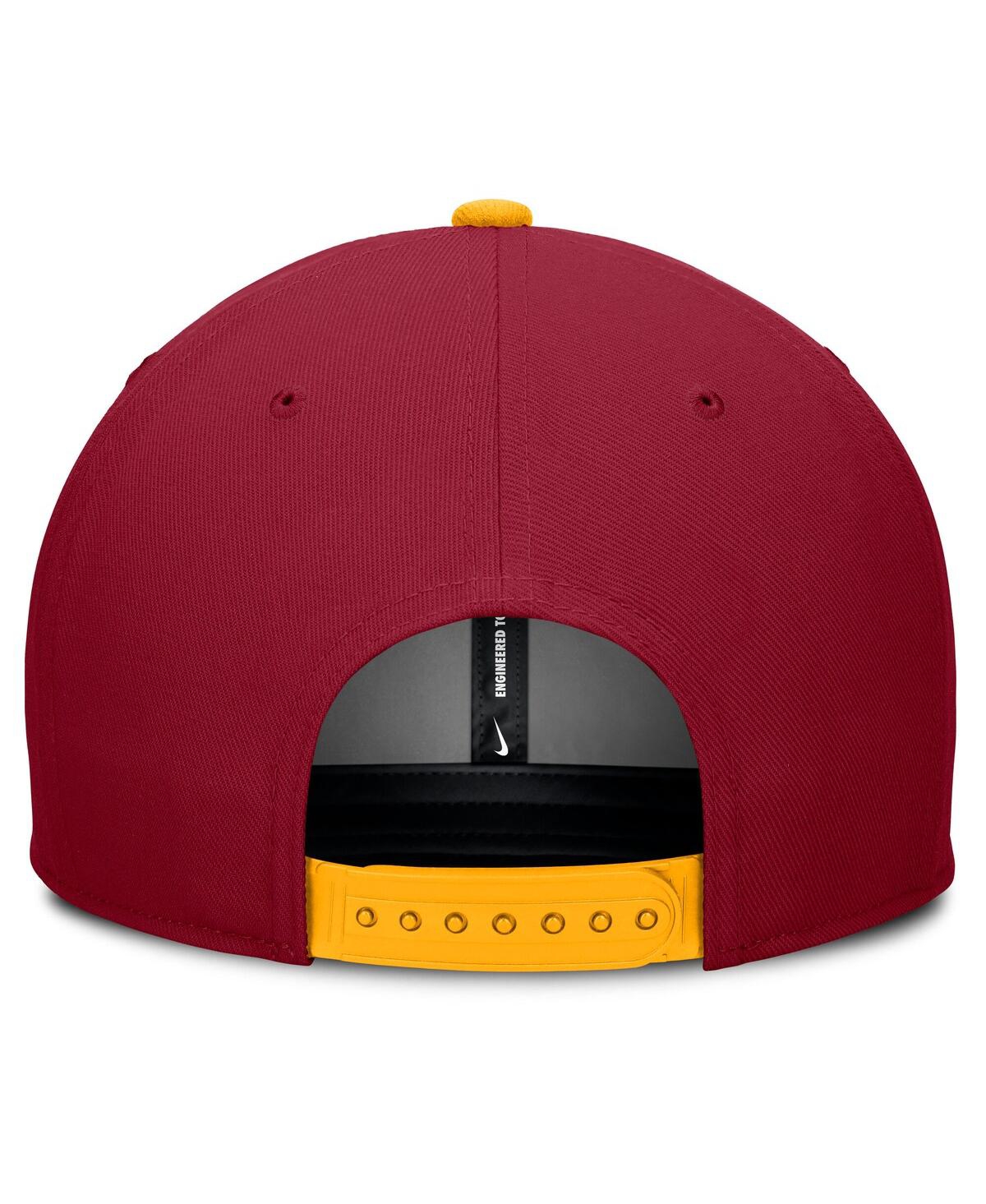 Nike Men's Cardinal/cream Usc Trojans Pro Legacy Script Snapback Hat