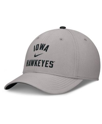 Nike - Men's Gray Iowa Hawkeyes Rise Prep Performance Flex Hat
