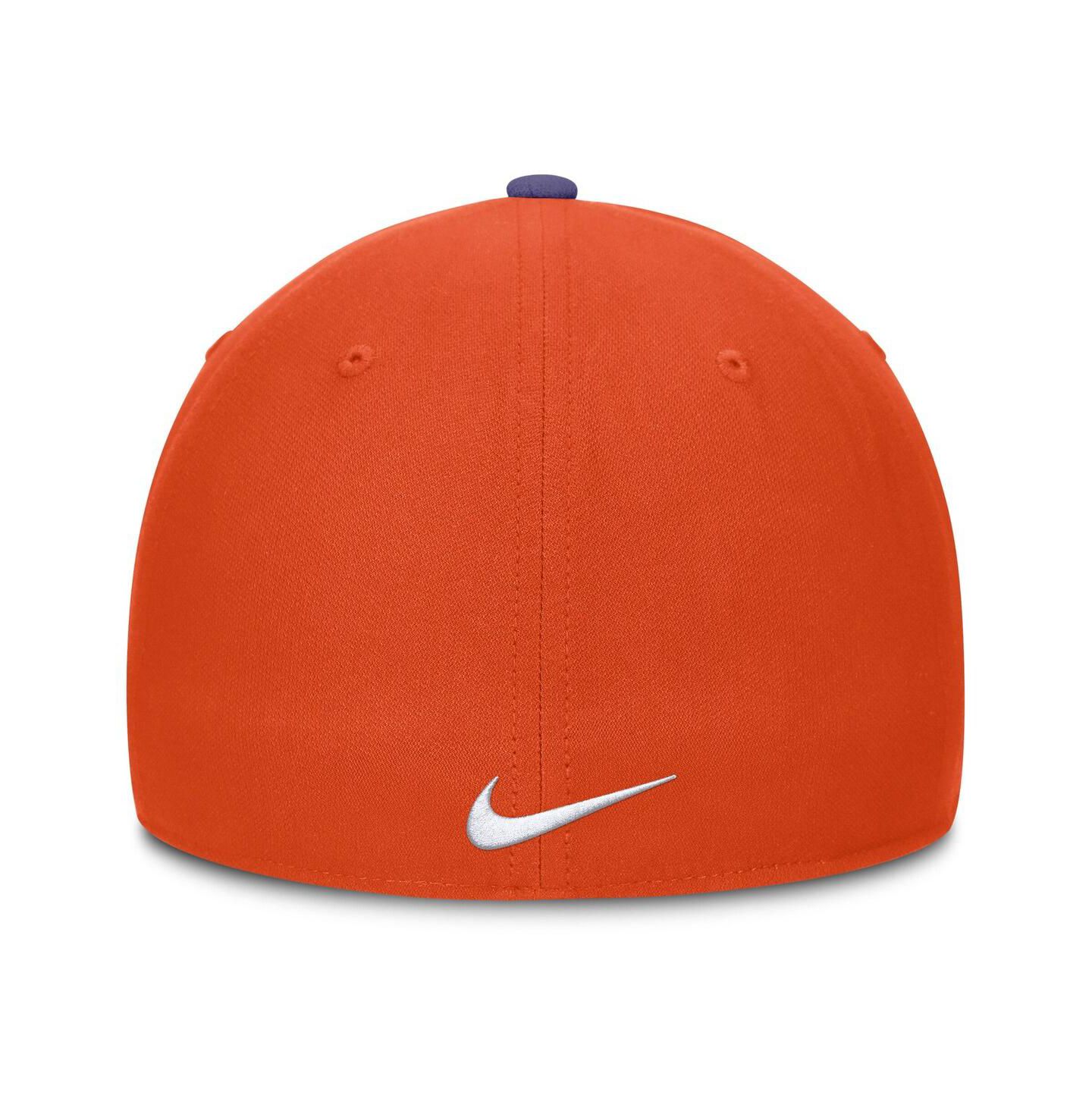 Мужская кепка Nike Purple/Orange Clemson Tigers 2025 Sideline Rise Local Performance Flex Hat — фото 2