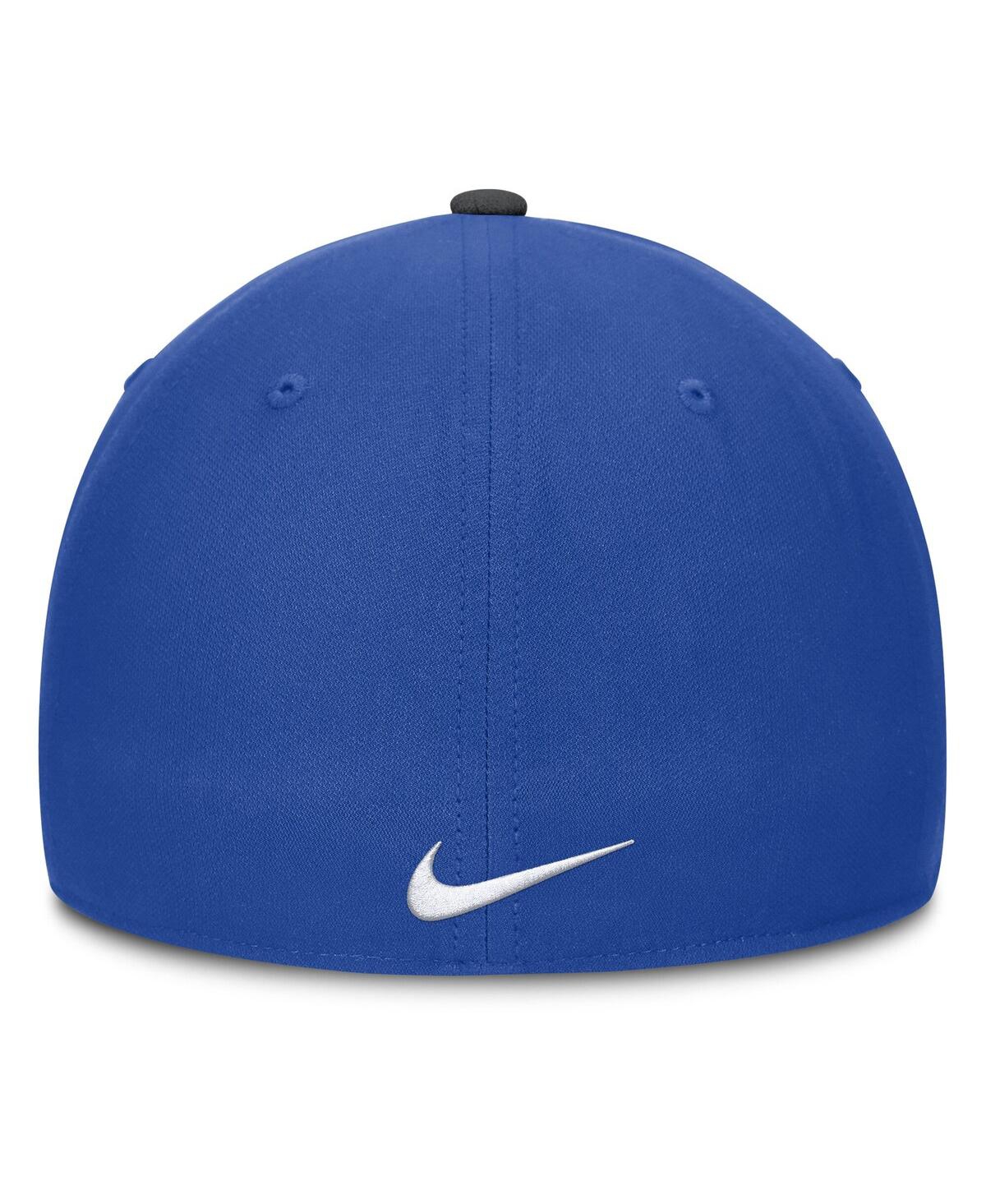 Nike Men's Black/royal Duke Blue Devils 2025 Sideline Rise Local Performance Flex Hat In Multi