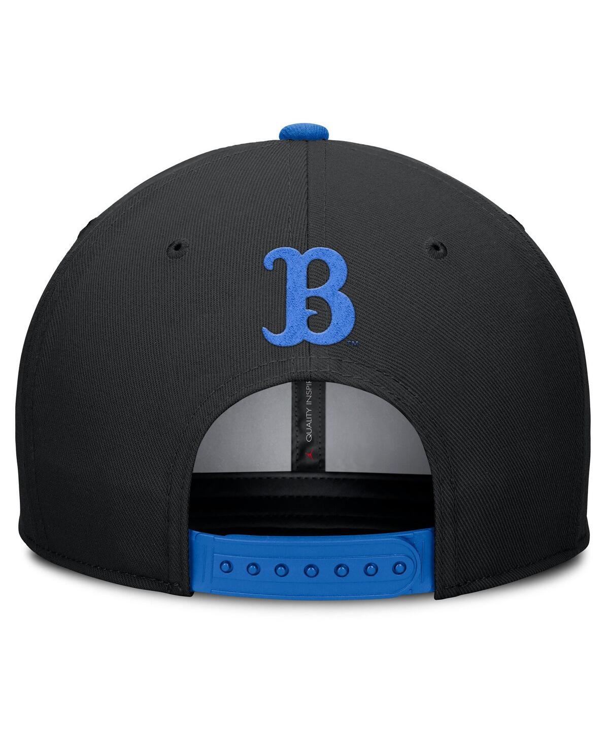 Jordan Men's Black/blue Ucla Bruins 2025 Sideline Campus Pro Local Snapback Hat In Multi