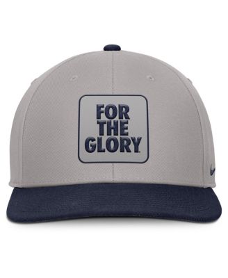 Men's Gray/Navy Penn State Nittany Lions 2025 Sideline Campus Pro Local Snapback Hat