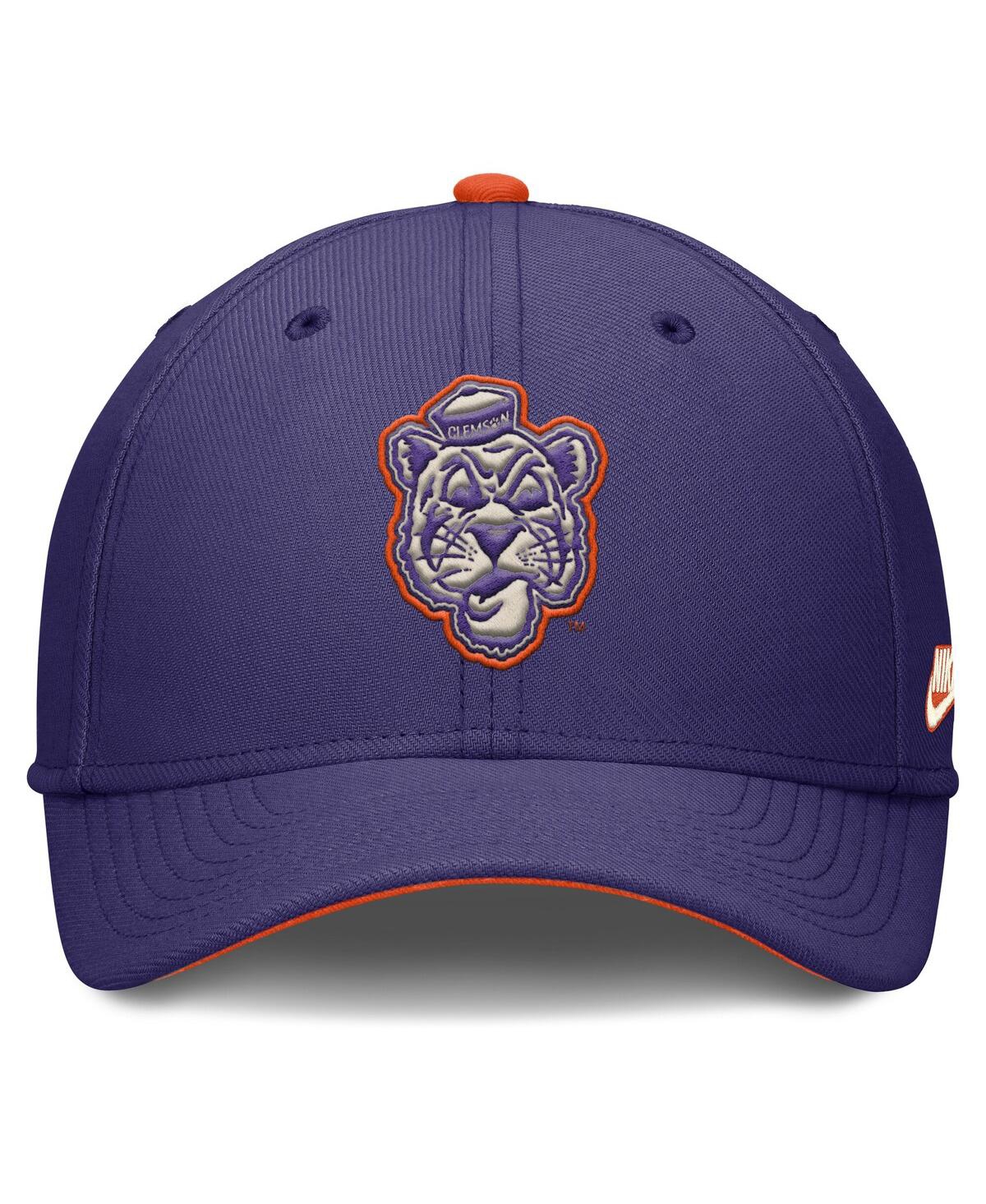 Nike Men's Purple Clemson Tigers Legacy Rise Performance Flex Hat In Purple