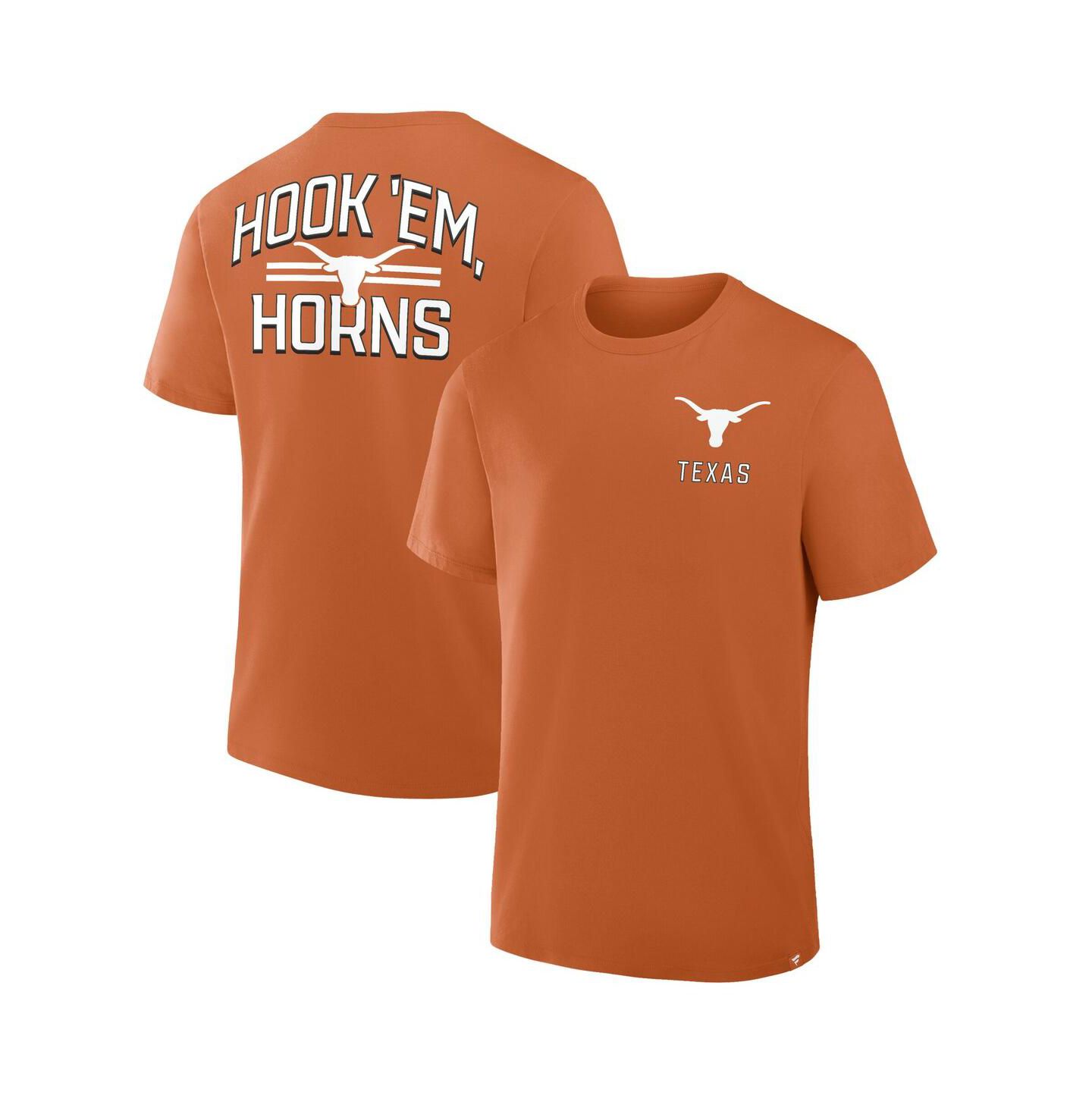 Мужская футболка Fanatics Texas Orange Texas Longhorns Quad Legacy — фото 1