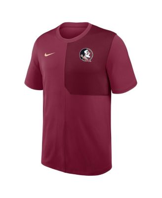 Men's Garnet Florida State Seminoles 2025 Sideline UV Performance Coach T-Shirt