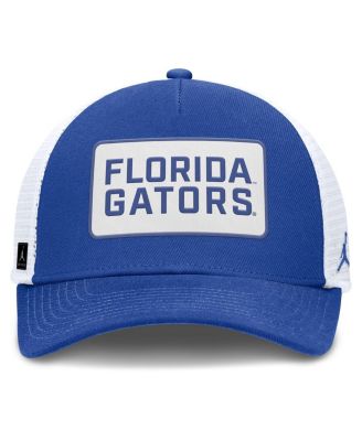 Men's Royal/White Florida Gators 2025 On-Field Rise Patch Trucker Adjustable Hat