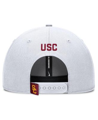 Men's White USC Trojans 2025 On-Field Rise Performance Adjustable Hat
